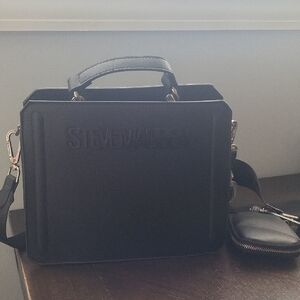 Steve Madden Black Womens Crossbody